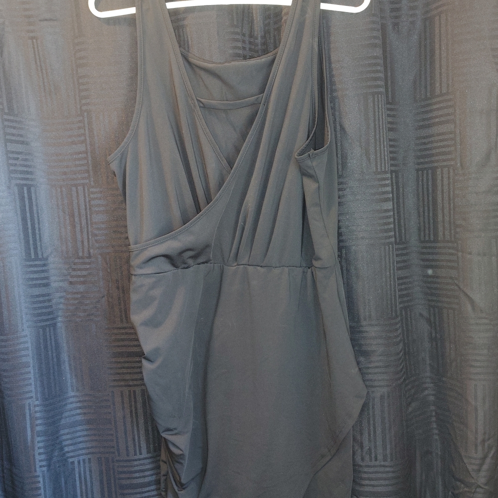 SHEIN Black Sleeveless Mini Dress